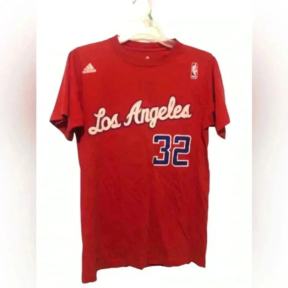 Vintage Adidas NBA LA Clippers Blake Griffin Retired Tee Size Small - Picture 1 of 2